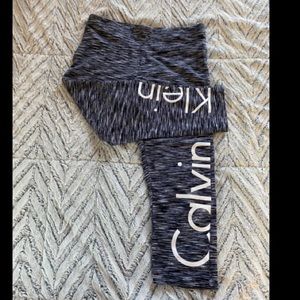 Calvin Klein Performance Space-Dyed Crop Leggings